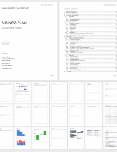 Free Business Plan Template Open Office PPT