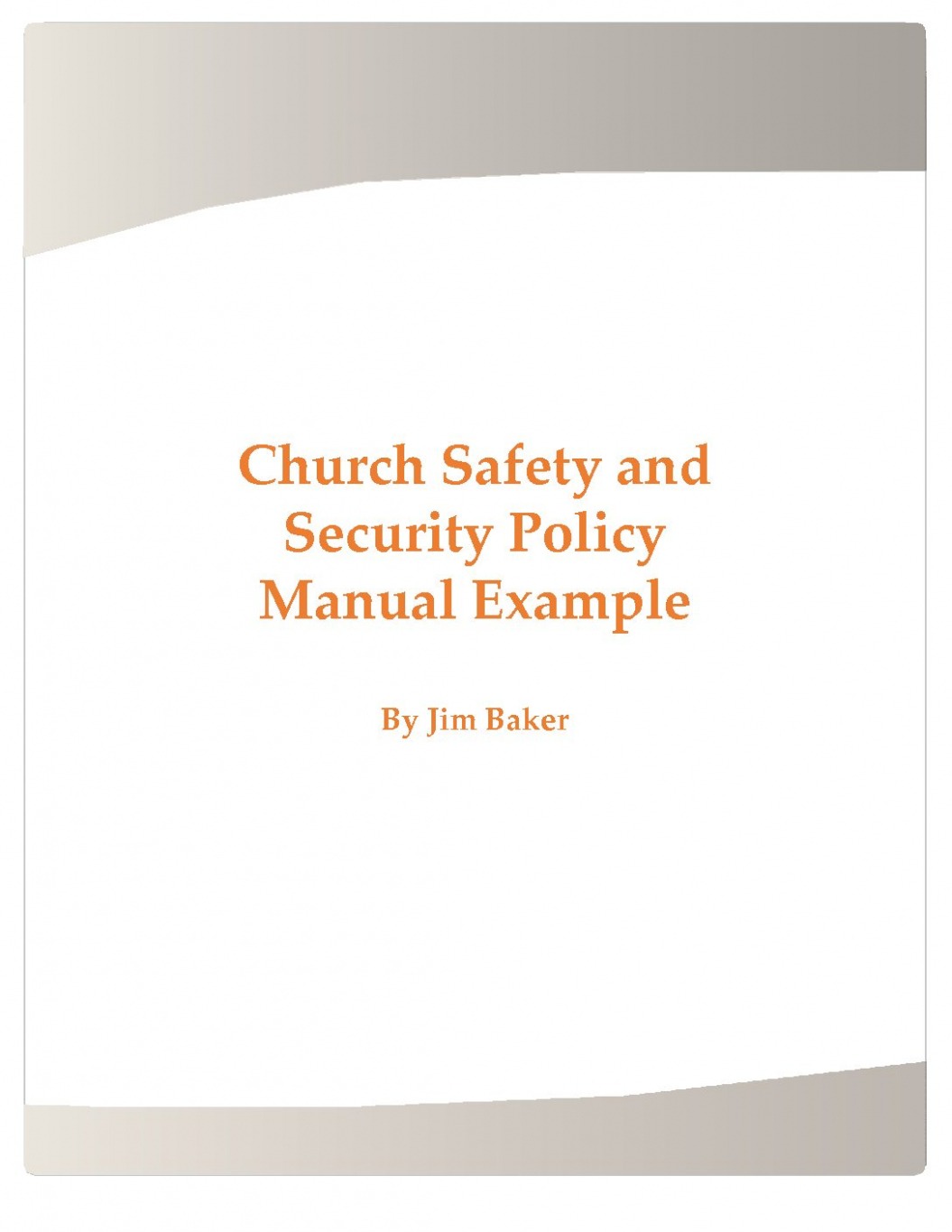  Church Security Plan Template PDF