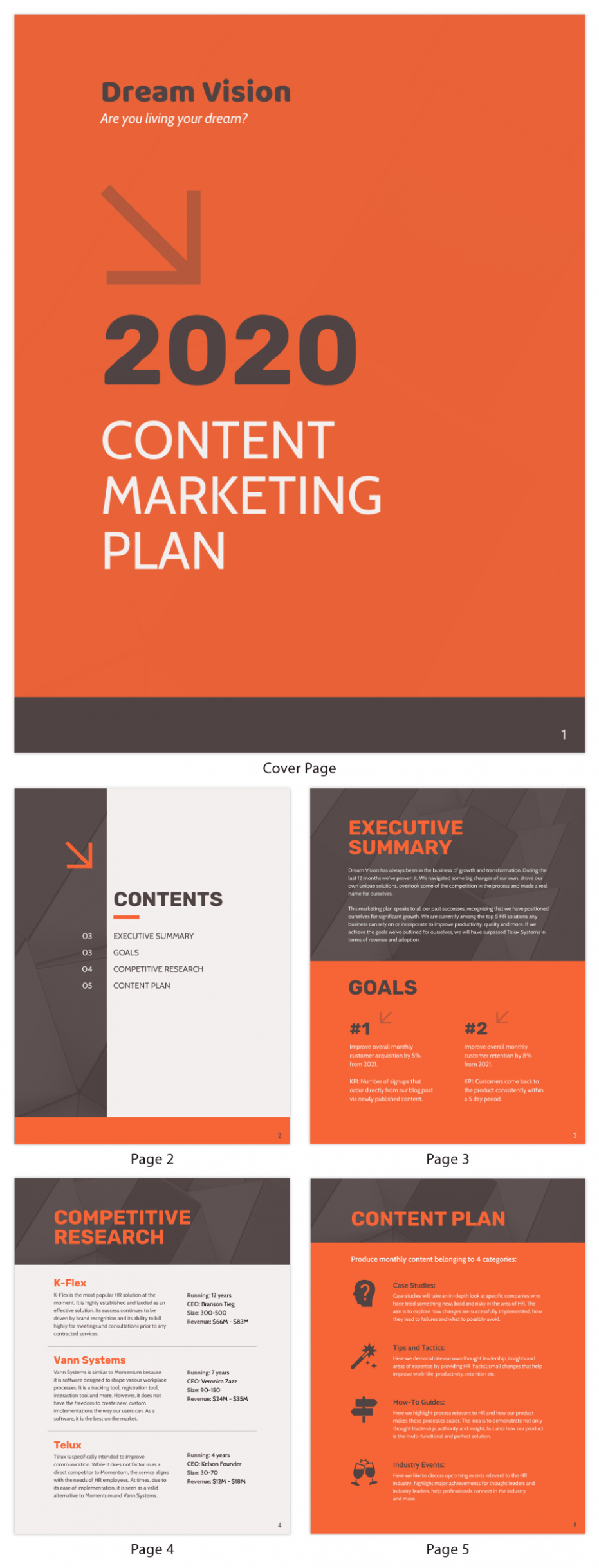 Free Content Marketing Plan Template Word Free Content Marketing Plan Template Word