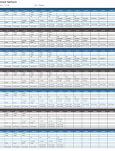 Employee Lunch Break Schedule Template Doc