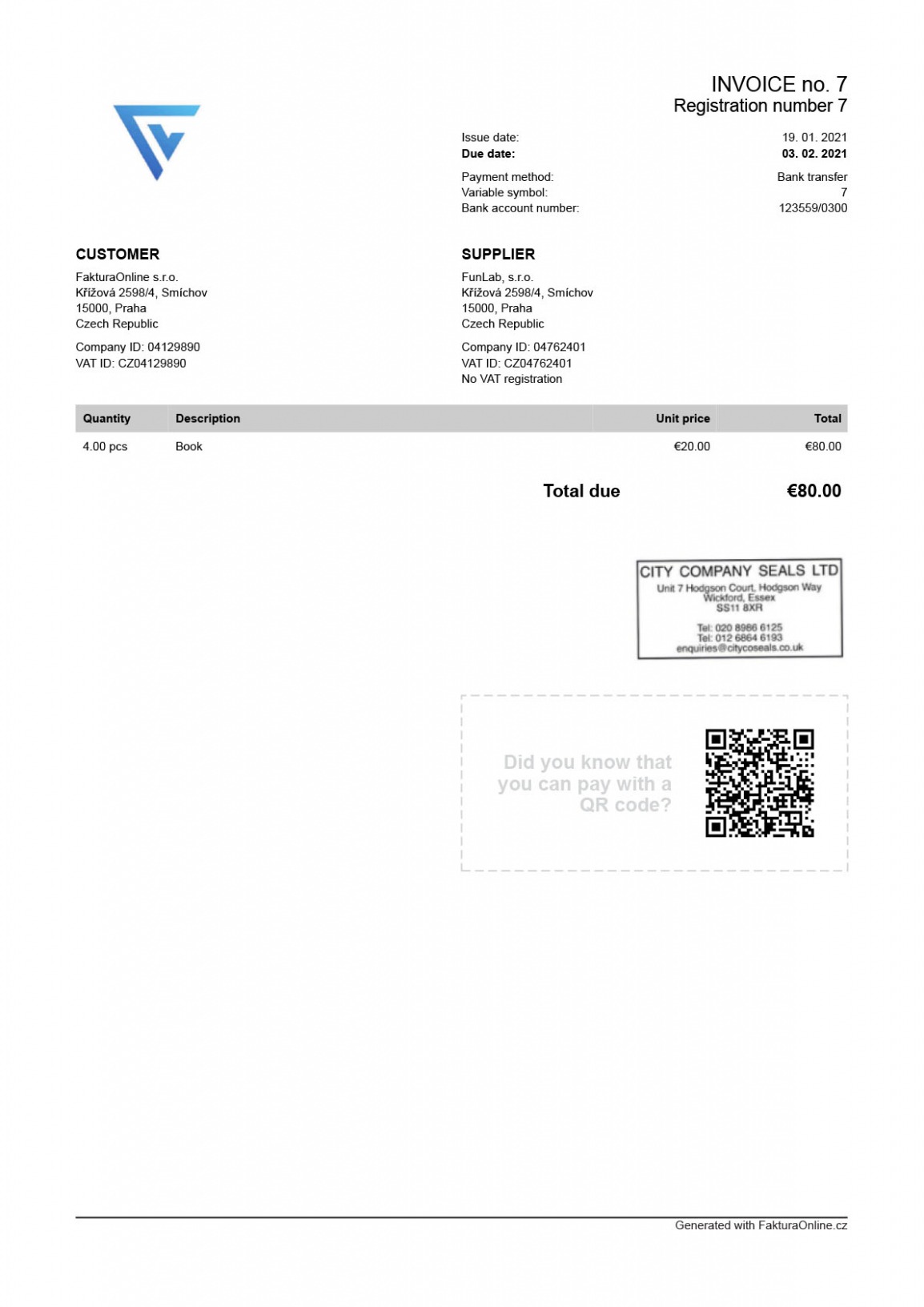 Sample Non Vat Invoice Template Sample