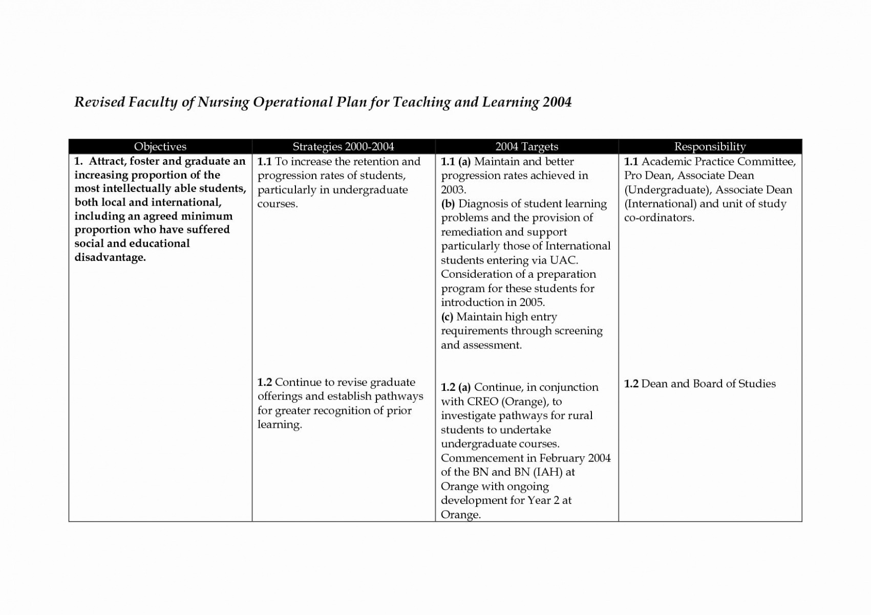 Editable Nursing Teaching Plan Template Sample