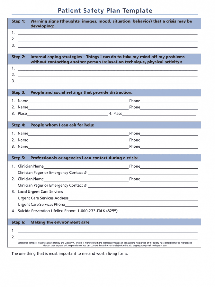 Printable Osha Safety Plan Template Sample