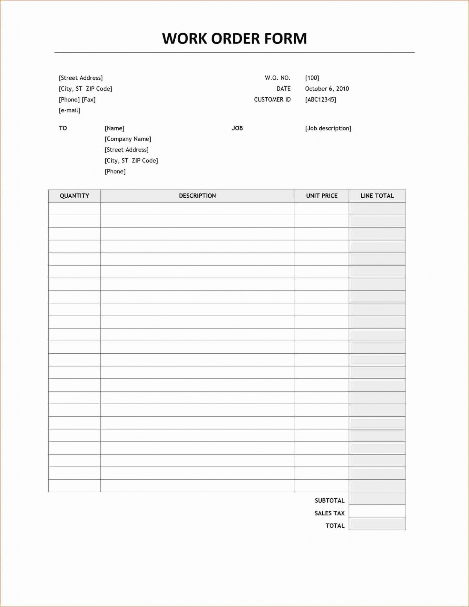 Sample Pre Order Form Template CSV Sample Pre Order Form Template CSV