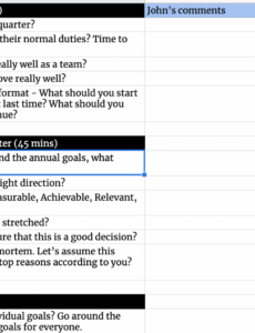 Printable Quarterly Meeting Schedule Template PDF