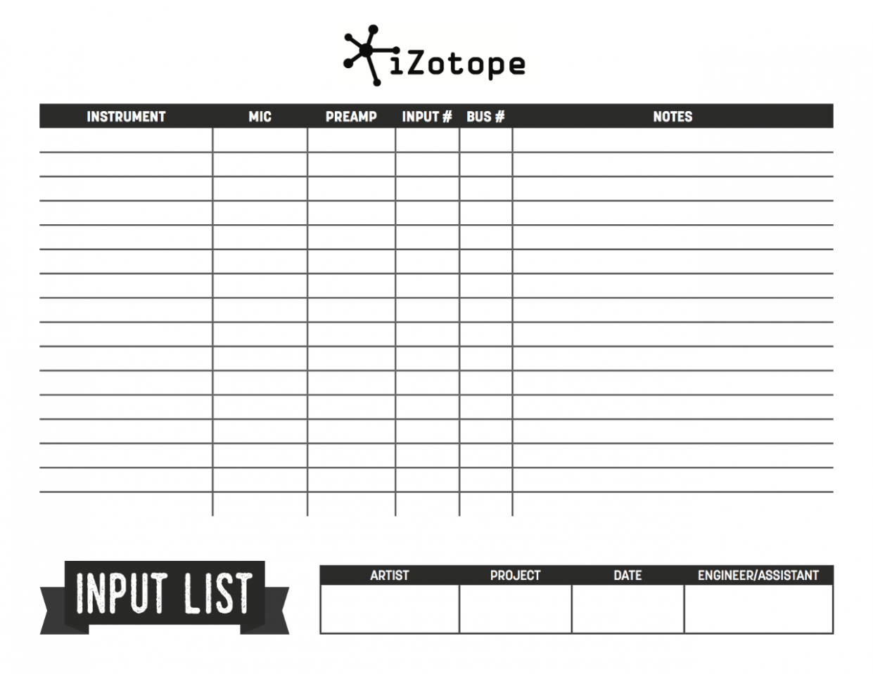  Recording Studio Schedule Template Excel