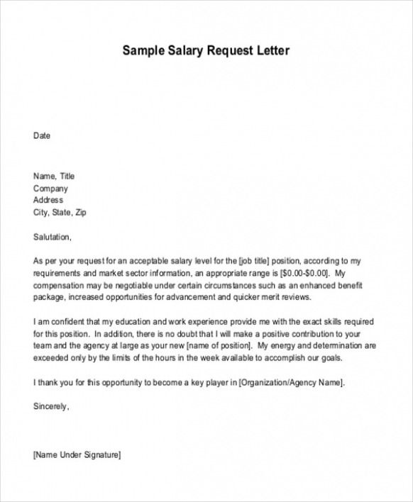 Salary Offer Letter Template