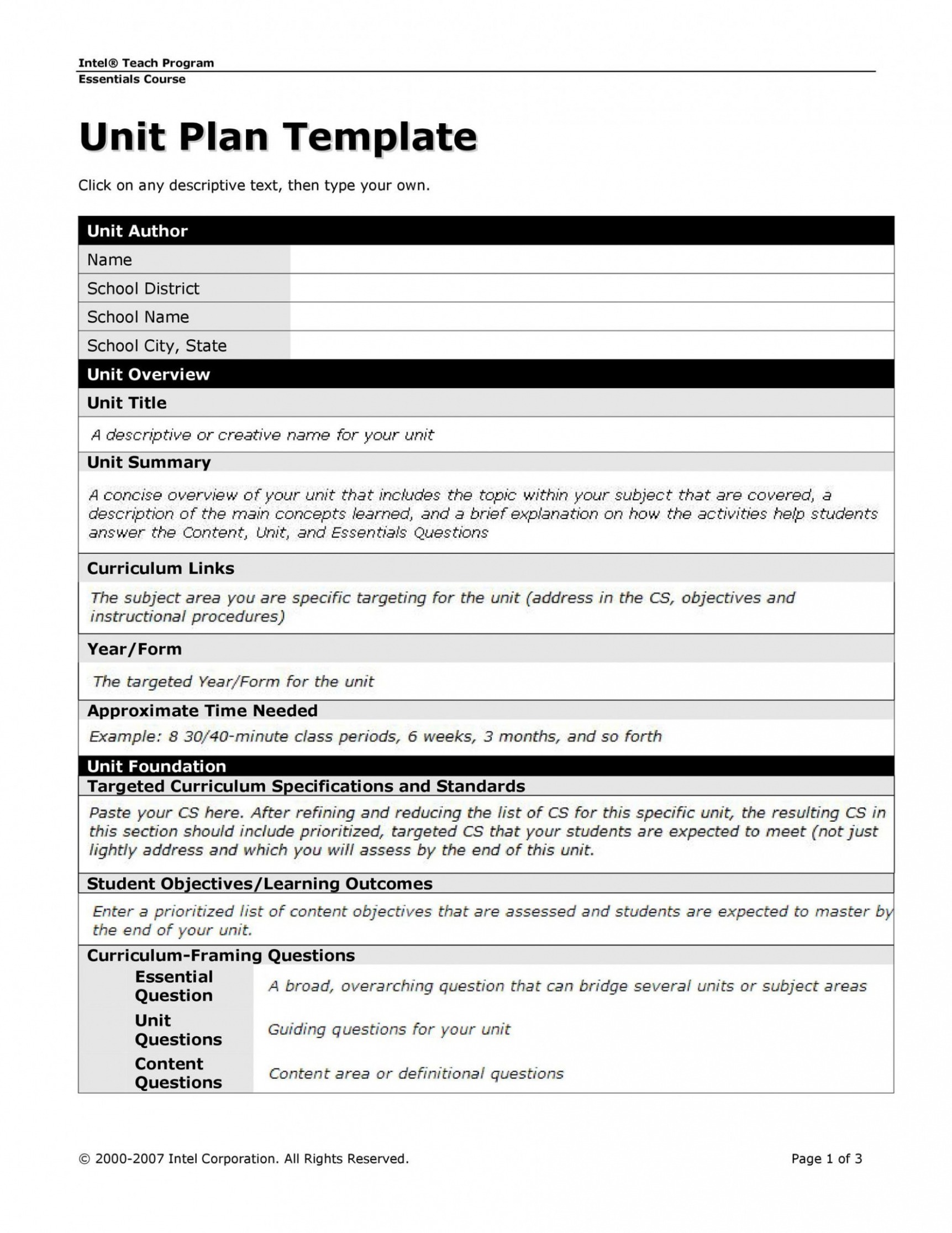 School Technology Plan Template Doc School Technology Plan Template Doc