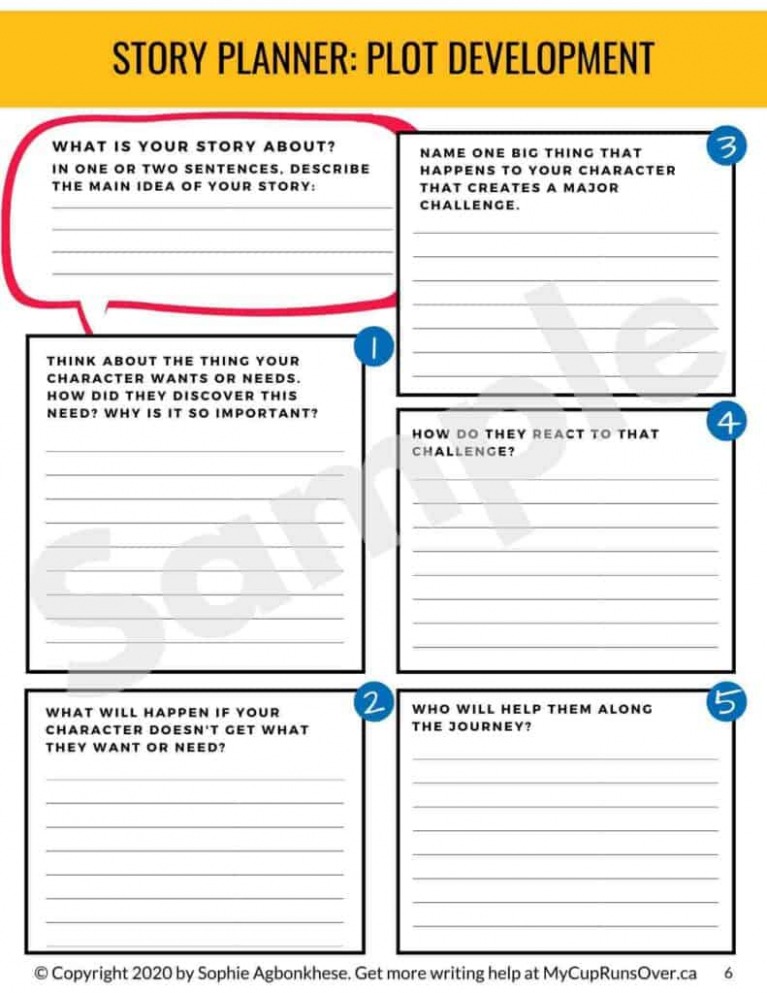 Printable Short Story Plan Template Docs