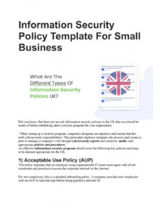Free Small Business Security Plan Template Docs