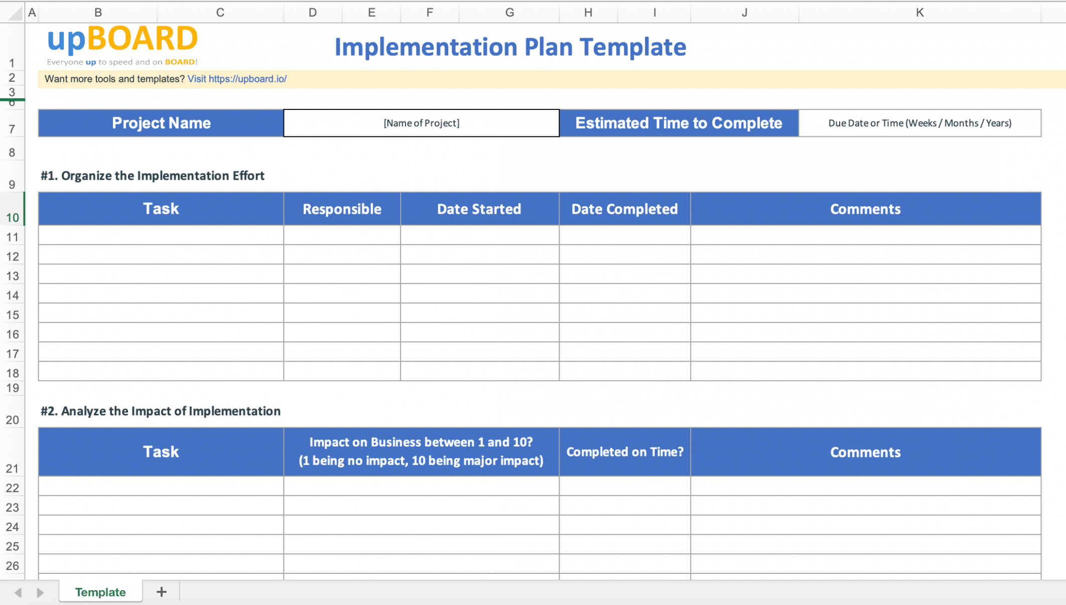  Software Implementation Plan Template Docs