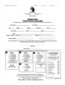 Editable Sports Po Order Form Template PDF