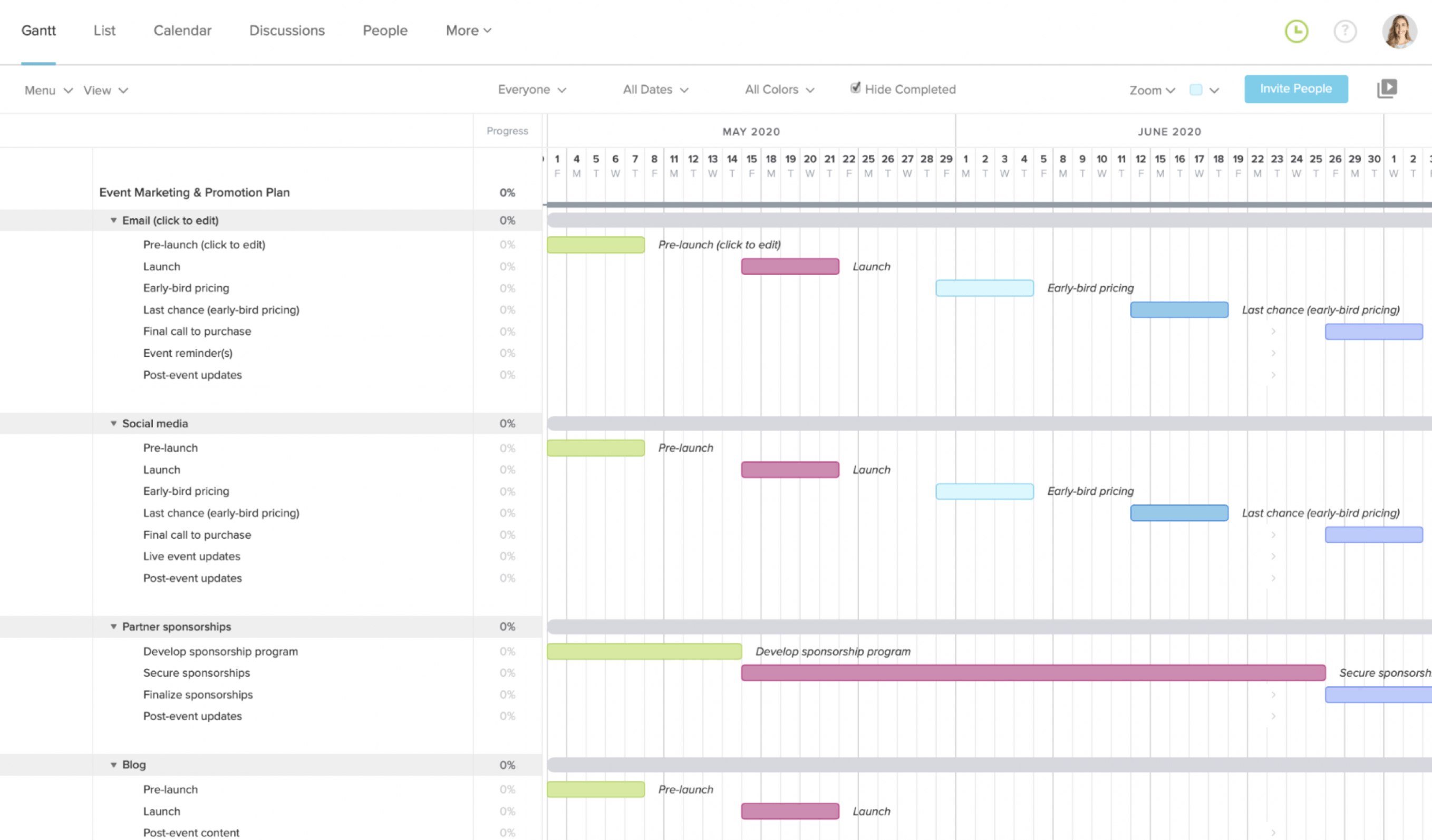 Editable Venue Marketing Plan Template CSV