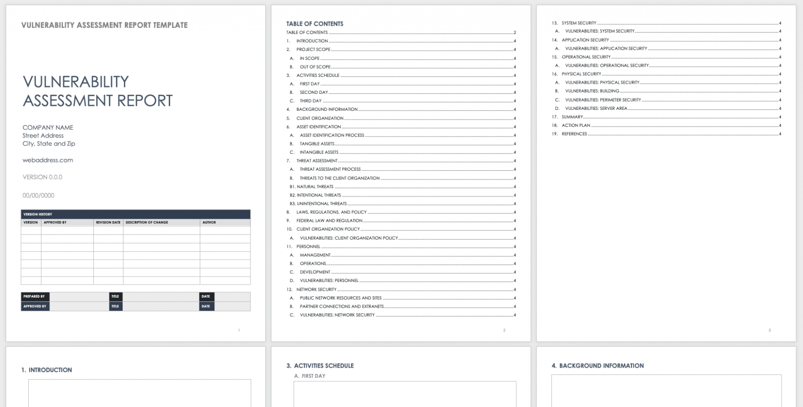 Editable Vulnerability Management Plan Template CSV