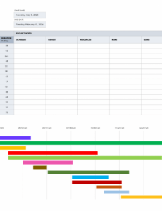 Free Work In Progress Schedule Template PPT