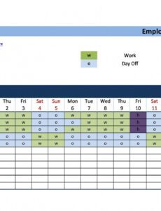 Free 4 Crew 12 Hour Shift Schedule Template Docs