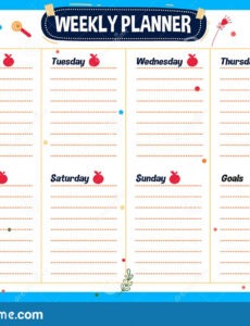 After School Program Schedule Template CSV