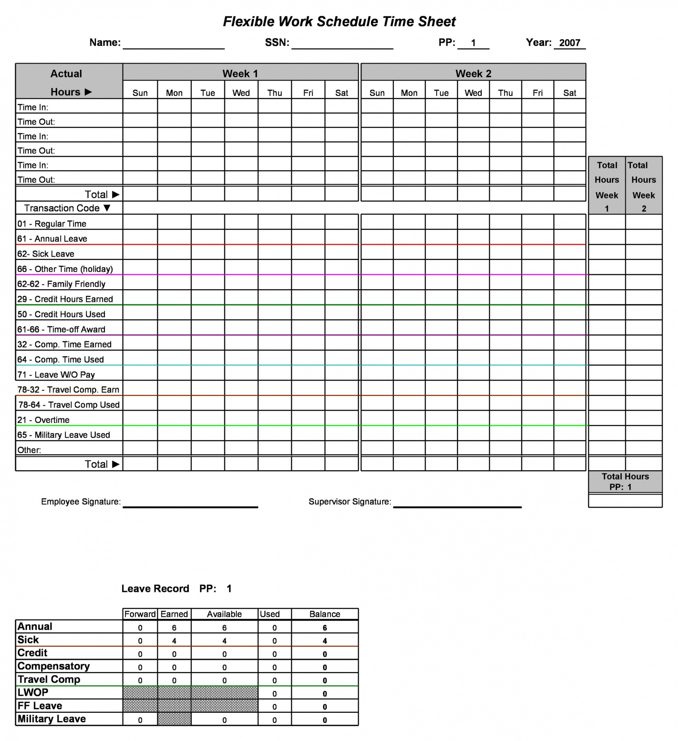  Child Care Staff Schedule Template PDF
