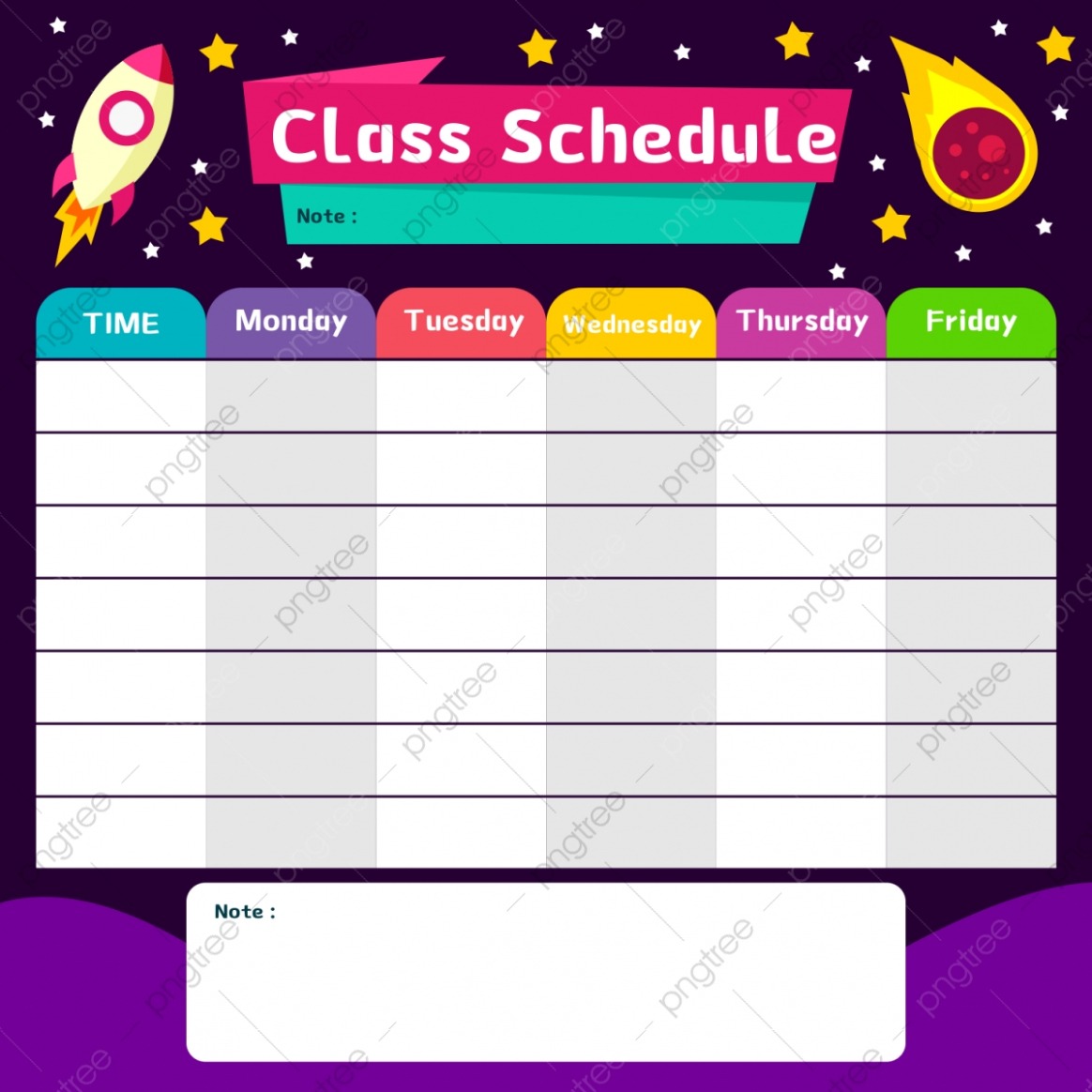  Daily Classroom Schedule Template CSV