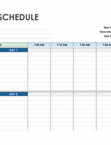 Editable Employee Shift Work Schedule Template Docs