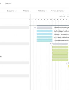 Editable Event Social Media Plan Template Word
