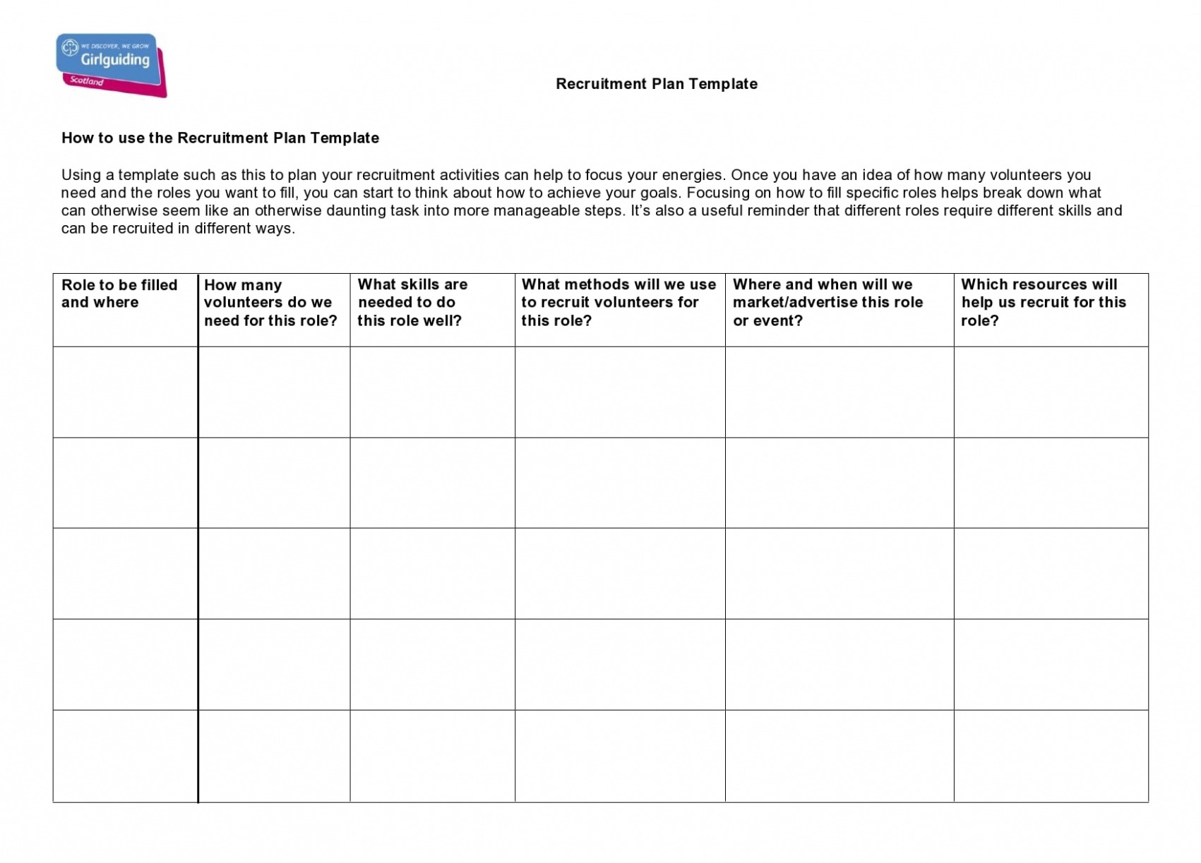 Free Hiring Plan Template Excel Free Hiring Plan Template Excel