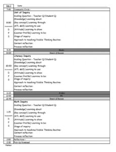 Editable Ib Unit Plan Template CSV