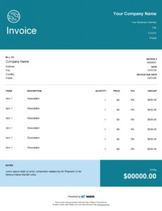 Sample Massage Therapy Invoice Form Template Word