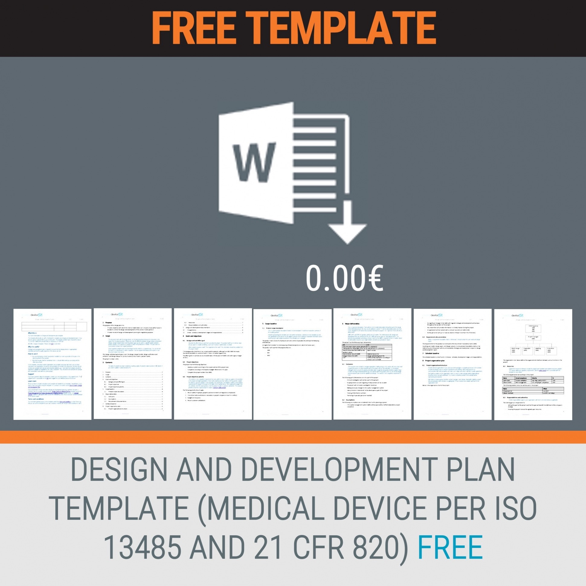 Medical Device Design And Development Plan Template PPT Medical Device Design And Development Plan Template PPT