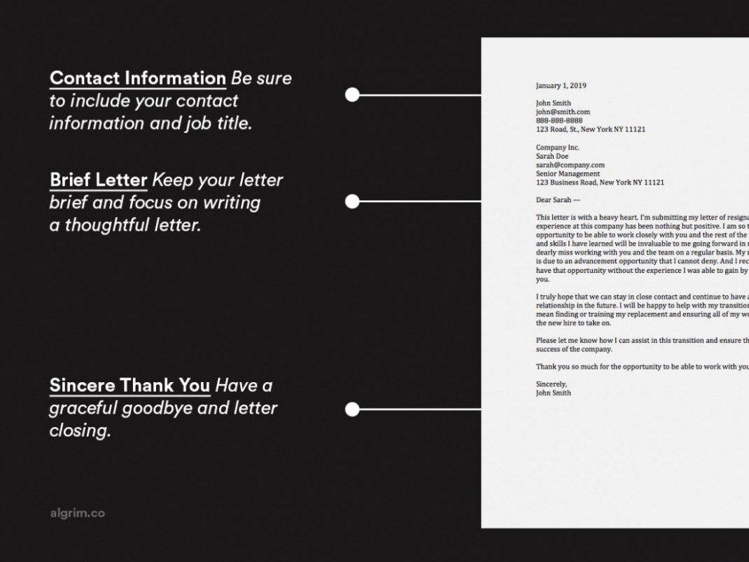 Free Nonprofit Executive Director Resignation Letter CSV