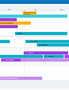 Product Launch Schedule Template PDF