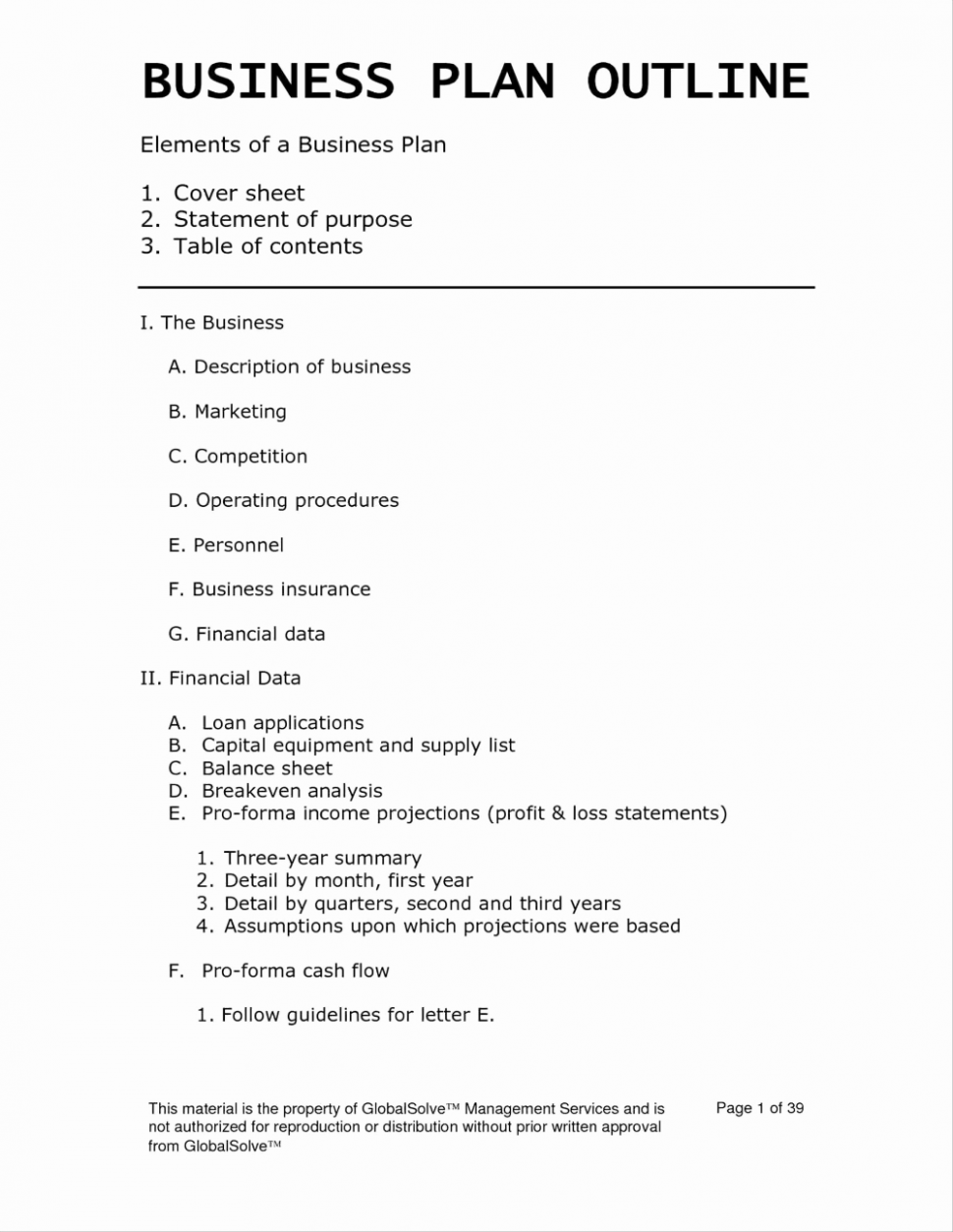 Free Real Estate Investment Business Plan Template Doc