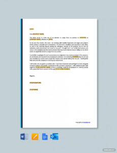Editable Resignation Letter Due To Hostile Work Environment Docs