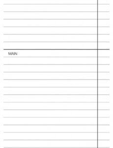 Sample Waitress Order Pad Template Word