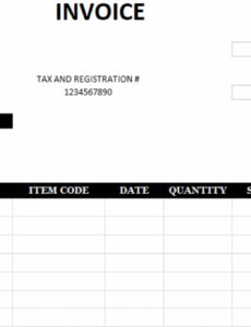 Printable Accounts Receivable Invoice Template PPT