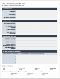 Free Business Plan Sample Template CSV