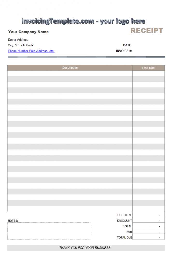 Sample Cash Sale Invoice Template PPT