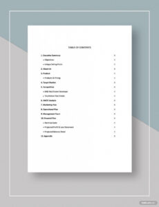 Commercial Real Estate Business Plan Template Sample