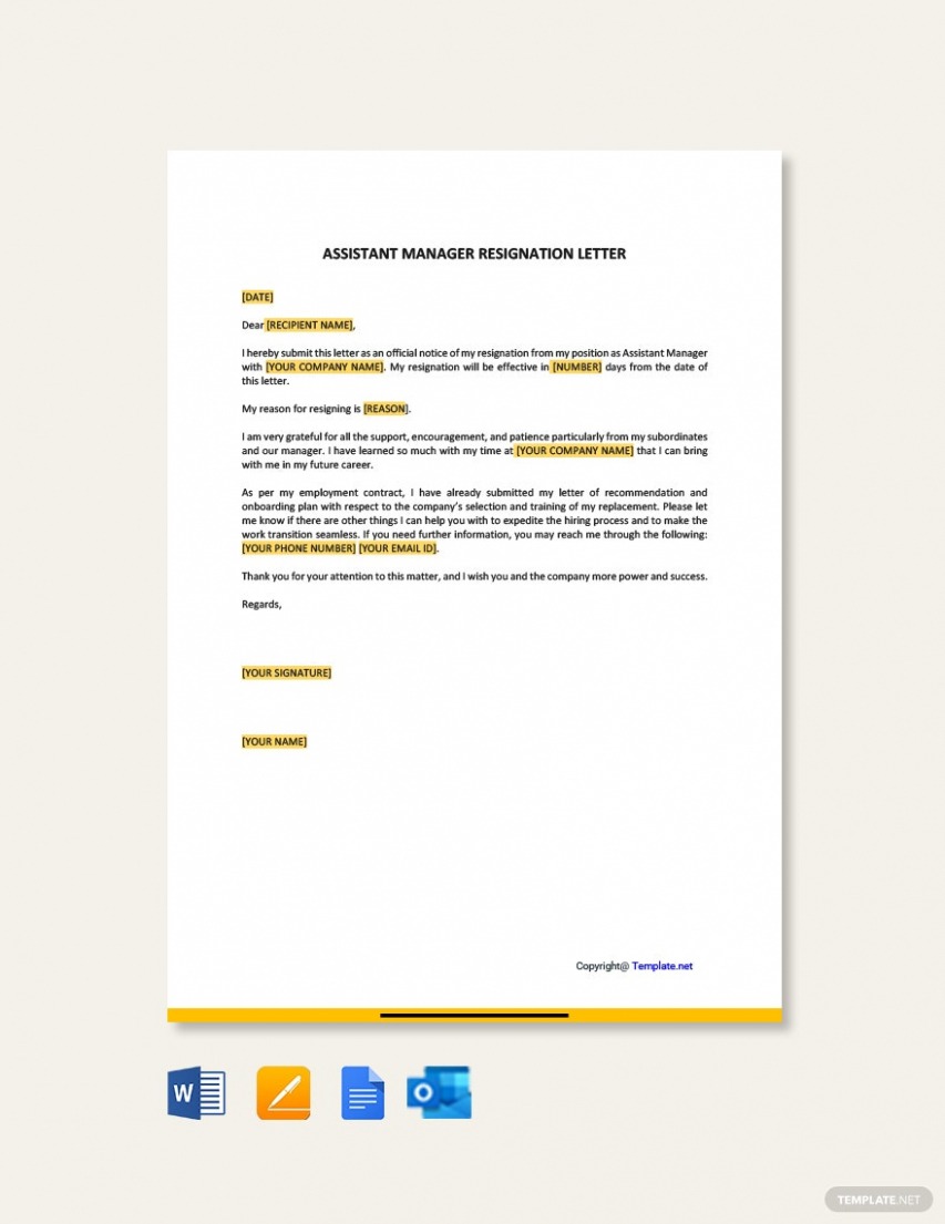 Editable Corporate Officer Resignation Letter CSV
