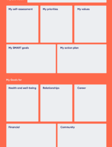 Creating A Life Plan Template PPT