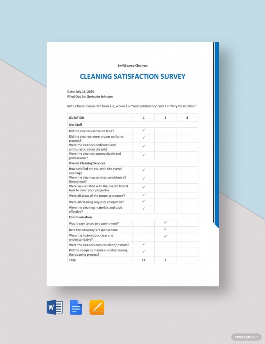 Printable Customer Satisfaction Action Plan Template Word