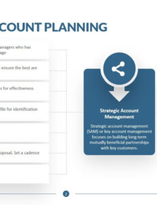 Key Account Sales Plan Template PDF
