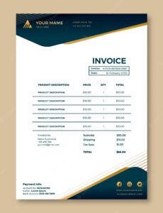 Editable Law Firm Invoice Template Word