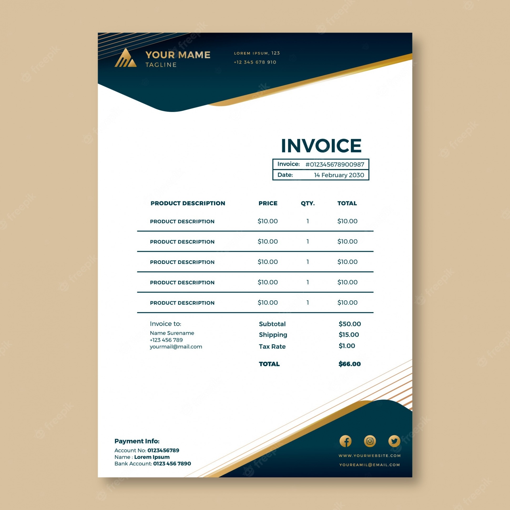 Sample Law Firm Invoice Template Sample