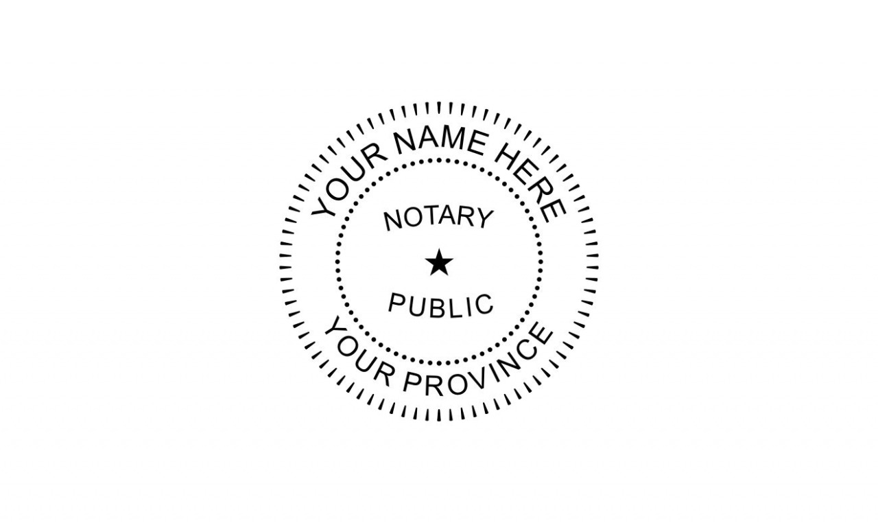 Editable Notary Seal Template Editable Notary Seal Template