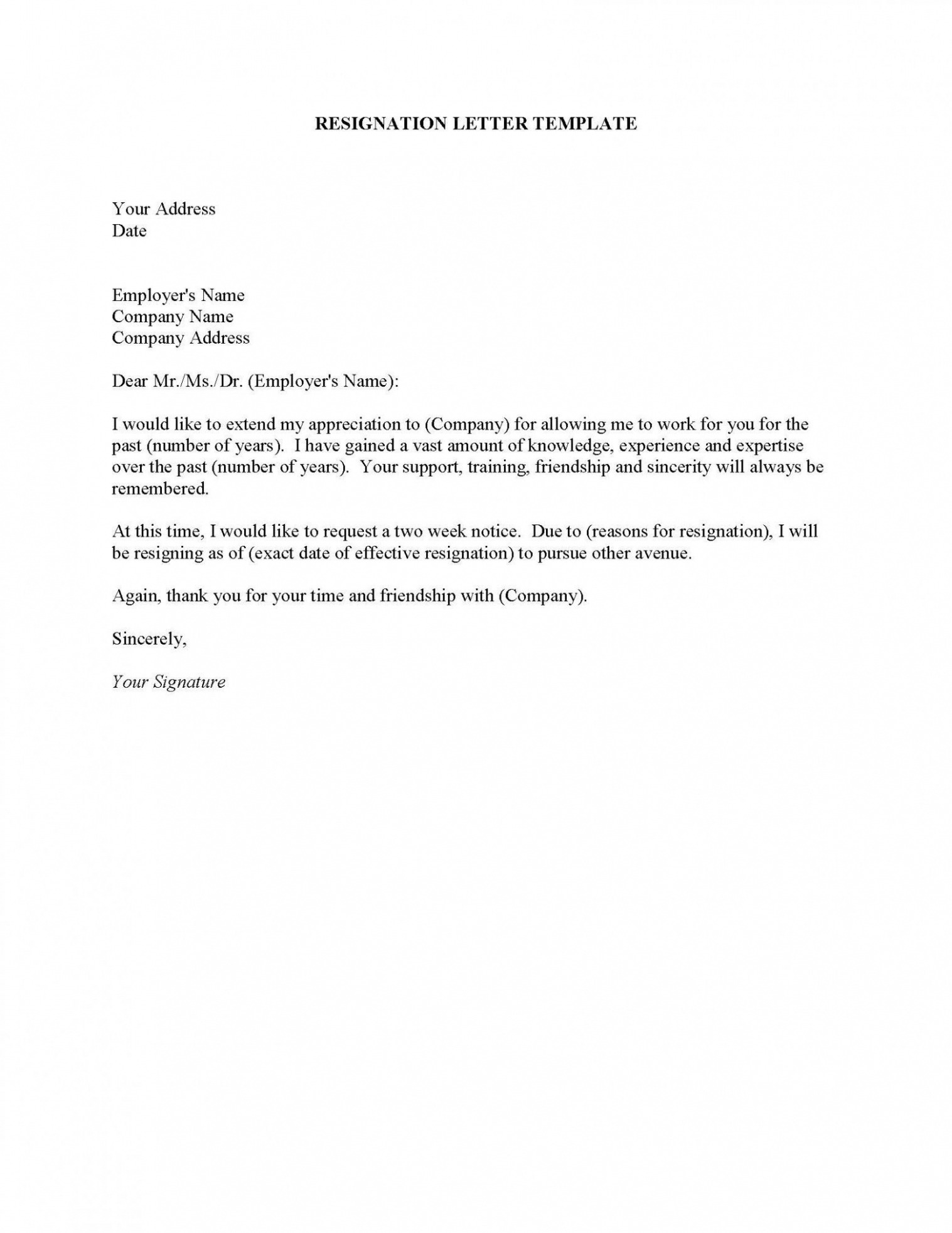  Nurse Resignation Letter From Fulltime To Prn PDF