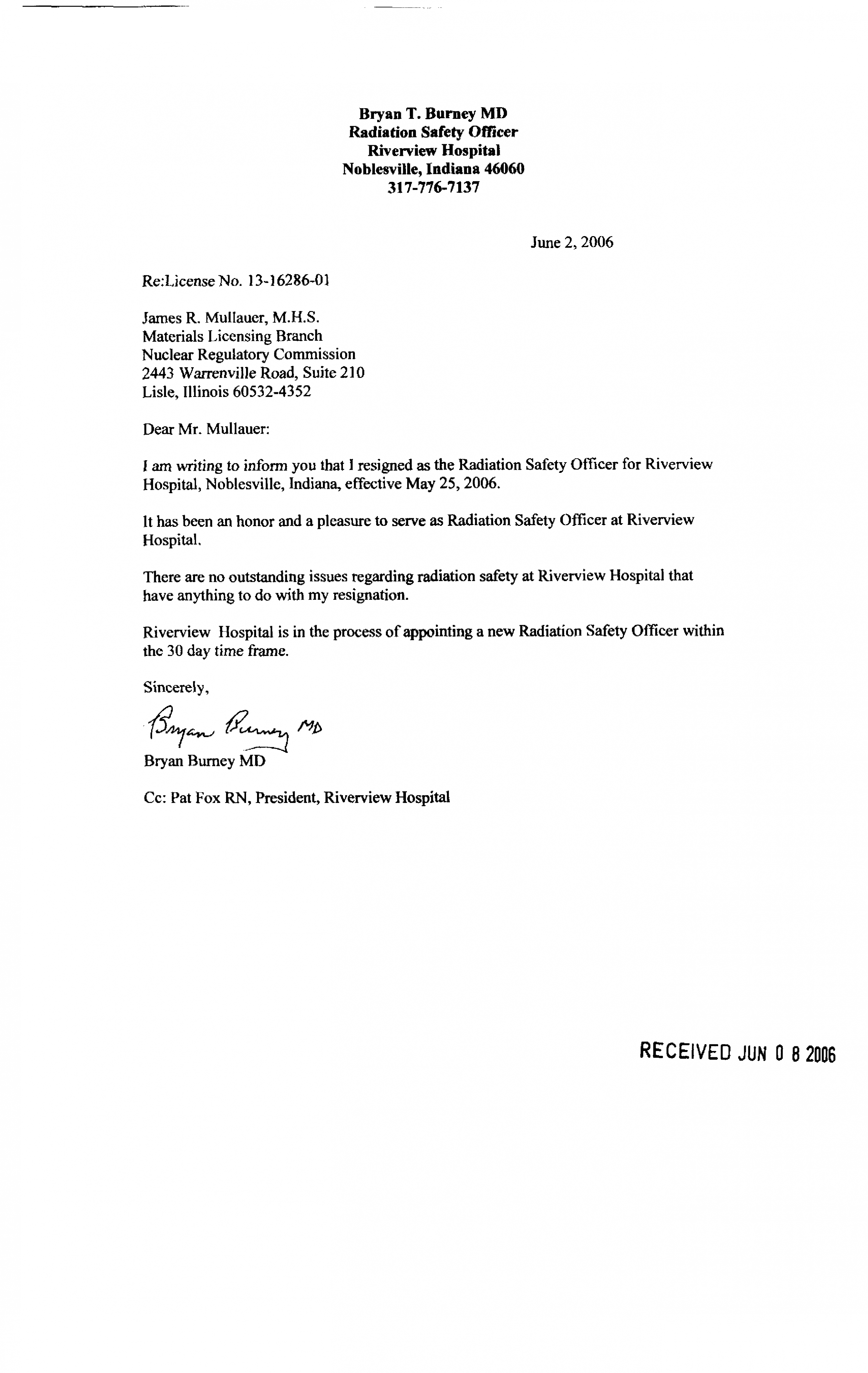 Free Officer Resignation Letter Template PDF