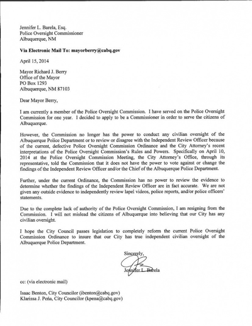 Officer Resignation Letter Template PDF Officer Resignation Letter Template PDF