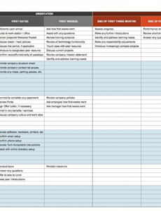 Printable Onboarding Plan Template For New Employees PDF