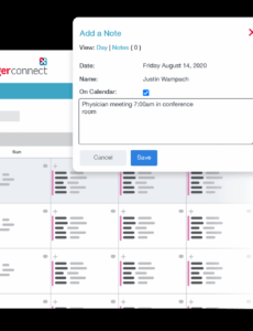 Printable Physician Call Schedule Template Doc